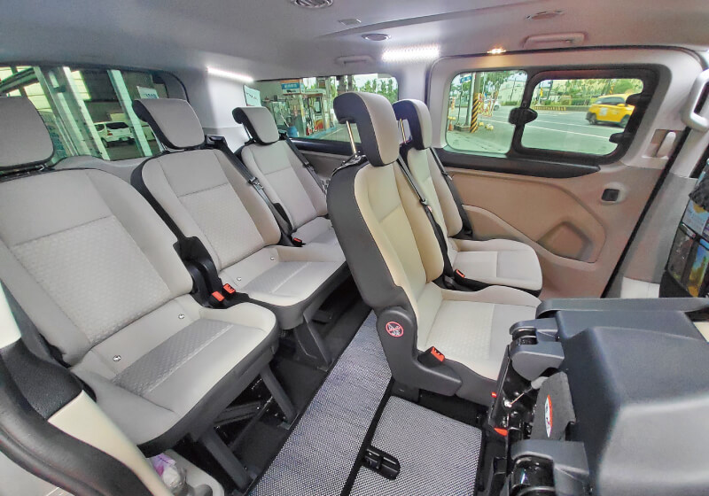 9-seater van – recommended